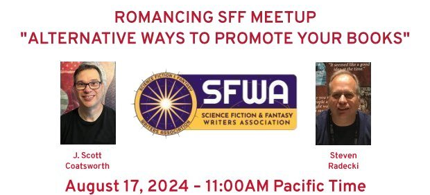 Romancing SFF Meetup – Alternative Ways to Promote Your Books